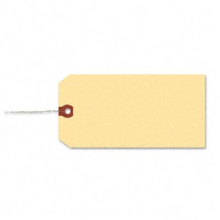 THE WORKSTATION Shipping Tag with Reinforced Eyelet Paper/Double Wire 6-1/4 x 3-1/8 MLA TH9021